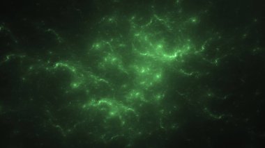 Soyut fraktal ışık arkaplanı 3 boyutlu oluşturuluyor