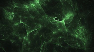 Soyut fraktal ışık arkaplanı 3 boyutlu oluşturuluyor