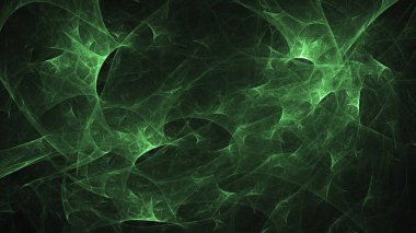 Soyut fraktal ışık arkaplanı 3 boyutlu oluşturuluyor