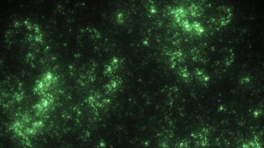 Soyut fraktal ışık arkaplanı 3 boyutlu oluşturuluyor