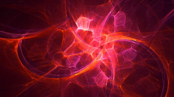 Renderização Abstrato Fundo Luz Fractal — Fotografia de Stock