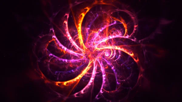 Απόδοση Αφηρημένη Fractal Φως Φόντο — Φωτογραφία Αρχείου