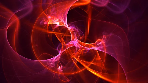 Representación Fondo Luz Fractal Abstracta — Foto de Stock