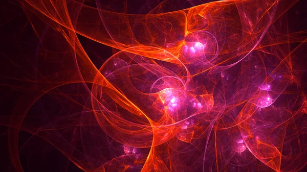 Representación Fondo Luz Fractal Abstracta — Foto de Stock