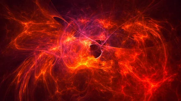 Soyut fraktal ışık arkaplanı 3 boyutlu oluşturuluyor