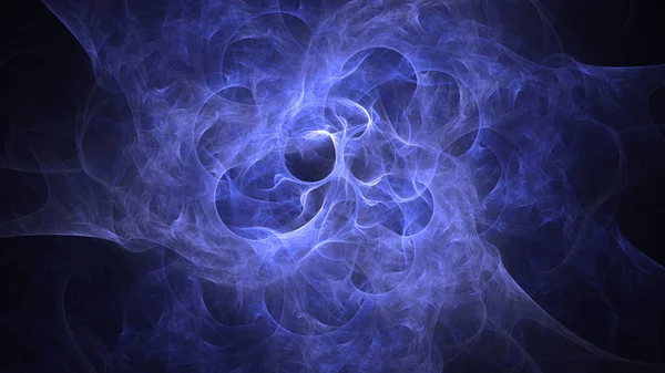 Soyut fraktal ışık arkaplanı 3 boyutlu oluşturuluyor