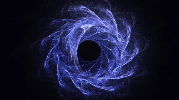 Soyut fraktal ışık arkaplanı 3 boyutlu oluşturuluyor