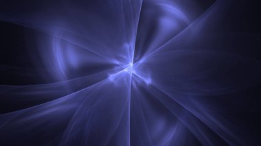 Soyut fraktal ışık arkaplanı 3 boyutlu oluşturuluyor