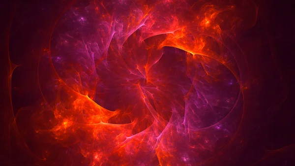 Rendering Abstract Red Fractal Light Background — Stock Photo, Image