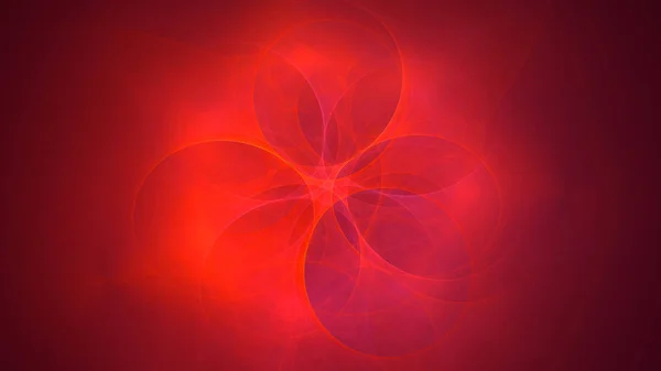 Rendering Abstract Red Fractal Light Background — Stock Photo, Image