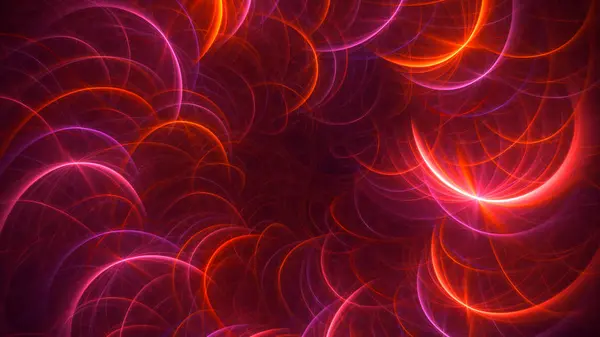 Rendering Abstract Red Fractal Light Background — Stock Photo, Image