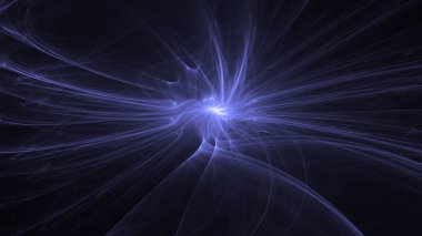 Soyut fraktal ışık arkaplanı 3 boyutlu oluşturuluyor