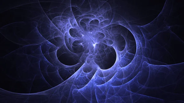 Soyut fraktal ışık arkaplanı 3 boyutlu oluşturuluyor