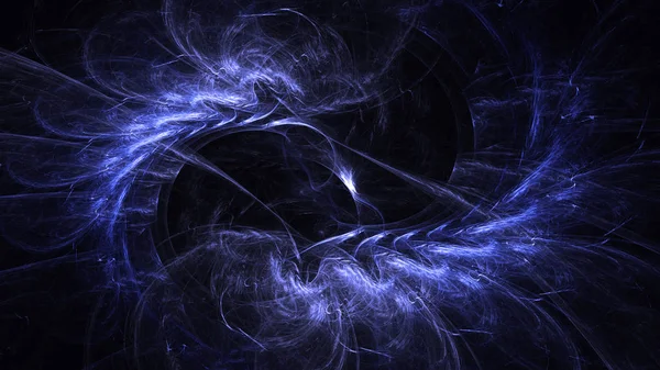 Soyut fraktal ışık arkaplanı 3 boyutlu oluşturuluyor