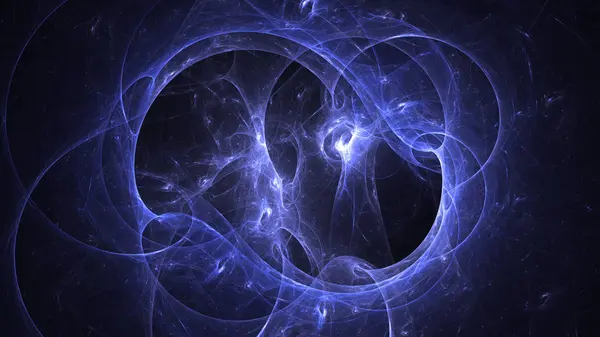 Soyut fraktal ışık arkaplanı 3 boyutlu oluşturuluyor