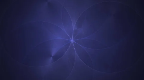 Rendering Abstract Blue Fractal Light Background — Stock Photo, Image