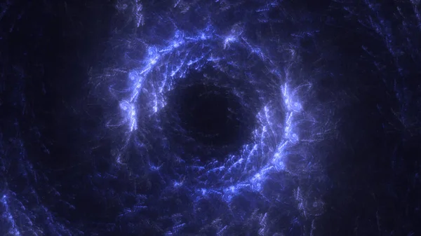 Randare Abstract Albastru Fractal Lumina Fundal — Fotografie, imagine de stoc