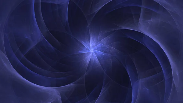 Renderização Abstrato Azul Fundo Luz Fractal — Fotografia de Stock