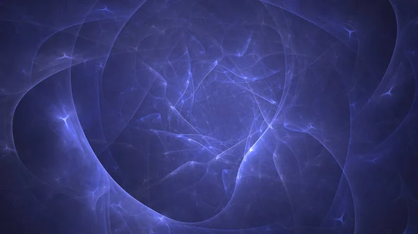 Renderização Abstrato Azul Fundo Luz Fractal — Fotografia de Stock