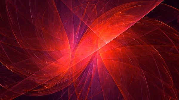 Rendering Abstract Red Fractal Light Background — Stock Photo, Image