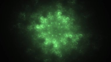 Soyut fraktal ışık arkaplanı 3 boyutlu oluşturuluyor