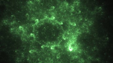 Soyut fraktal ışık arkaplanı 3 boyutlu oluşturuluyor