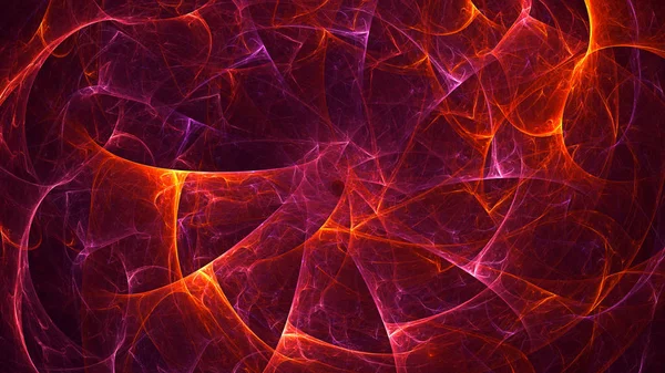 Rendering Abstract Red Fractal Light Background — Stock Photo, Image