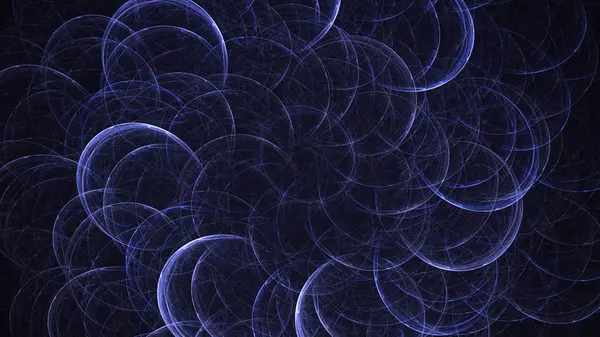 Renderização Abstrato Azul Fundo Luz Fractal — Fotografia de Stock