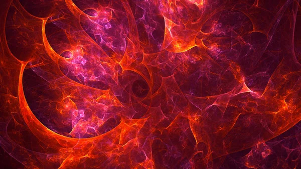 Rendering Abstract Red Fractal Light Background — Stock Photo, Image