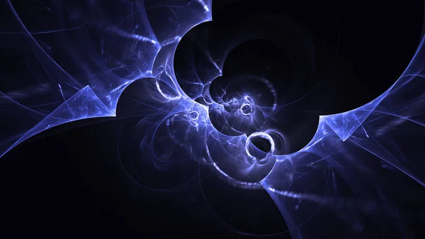 Representación Fondo Luz Fractal Abstracta — Foto de Stock