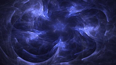 Soyut fraktal ışık arkaplanı 3 boyutlu oluşturuluyor