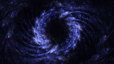 Soyut fraktal ışık arkaplanı 3 boyutlu oluşturuluyor