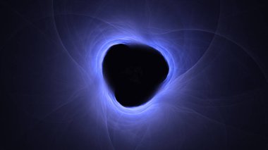 Soyut fraktal ışık arkaplanı 3 boyutlu oluşturuluyor