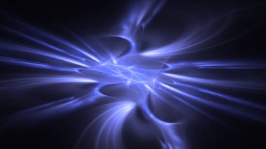 Soyut fraktal ışık arkaplanı 3 boyutlu oluşturuluyor
