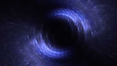Soyut fraktal ışık arkaplanı 3 boyutlu oluşturuluyor