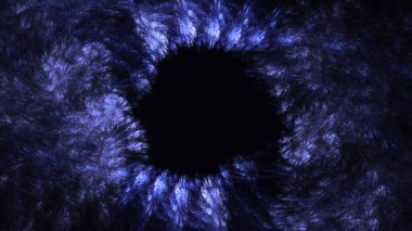Soyut fraktal ışık arkaplanı 3 boyutlu oluşturuluyor