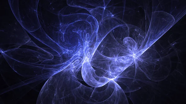 Soyut fraktal ışık arkaplanı 3 boyutlu oluşturuluyor