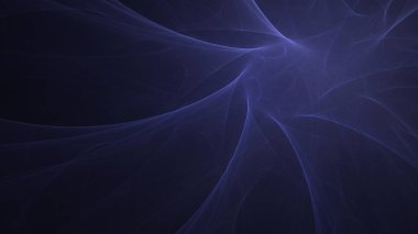 Soyut fraktal ışık arkaplanı 3 boyutlu oluşturuluyor