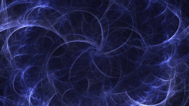 Soyut fraktal ışık arkaplanı 3 boyutlu oluşturuluyor