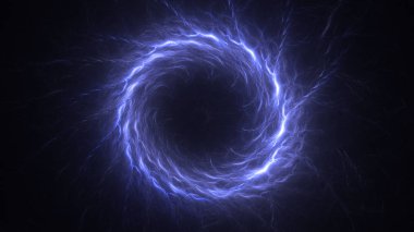 Soyut fraktal ışık arkaplanı 3 boyutlu oluşturuluyor