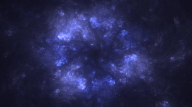 Soyut fraktal ışık arkaplanı 3 boyutlu oluşturuluyor