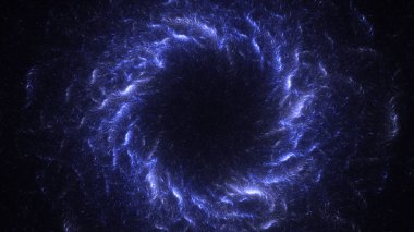 Soyut fraktal ışık arkaplanı 3 boyutlu oluşturuluyor