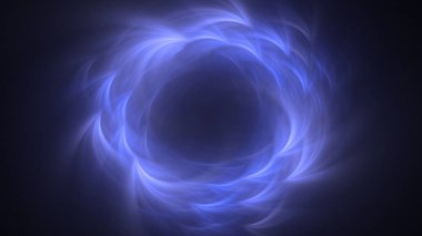 Soyut fraktal ışık arkaplanı 3 boyutlu oluşturuluyor