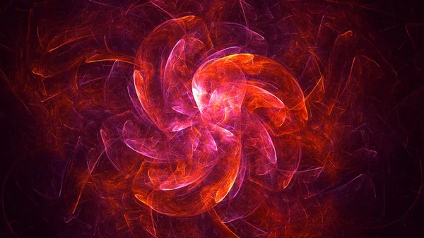 Representación Fondo Luz Fractal Abstracta — Foto de Stock