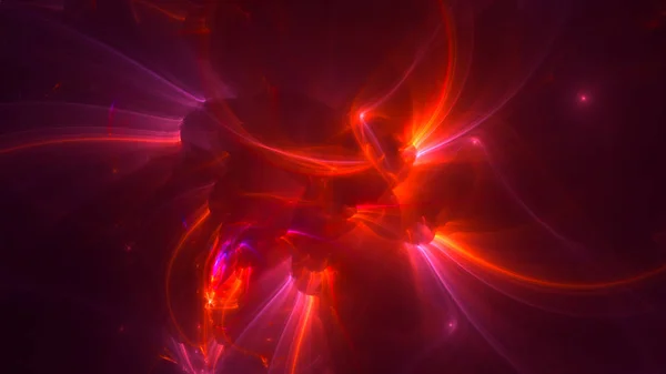 Rendering Abstract Fractal Light Background — Stock Photo, Image