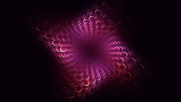 Weergave Abstracte Fractal Licht Achtergrond — Stockfoto
