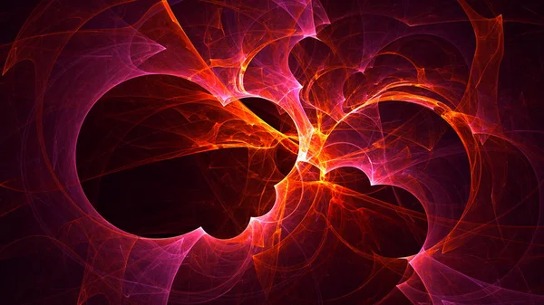 Rendering Abstract Fractal Light Background — Stock Photo, Image