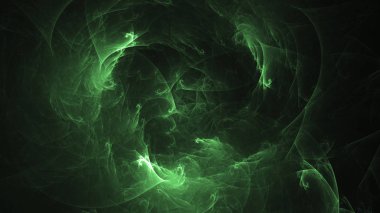 Soyut fraktal ışık arkaplanı 3 boyutlu oluşturuluyor