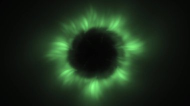 Soyut fraktal ışık arkaplanı 3 boyutlu oluşturuluyor