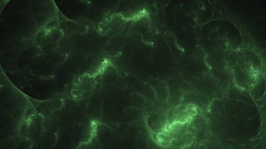 Soyut fraktal ışık arkaplanı 3 boyutlu oluşturuluyor